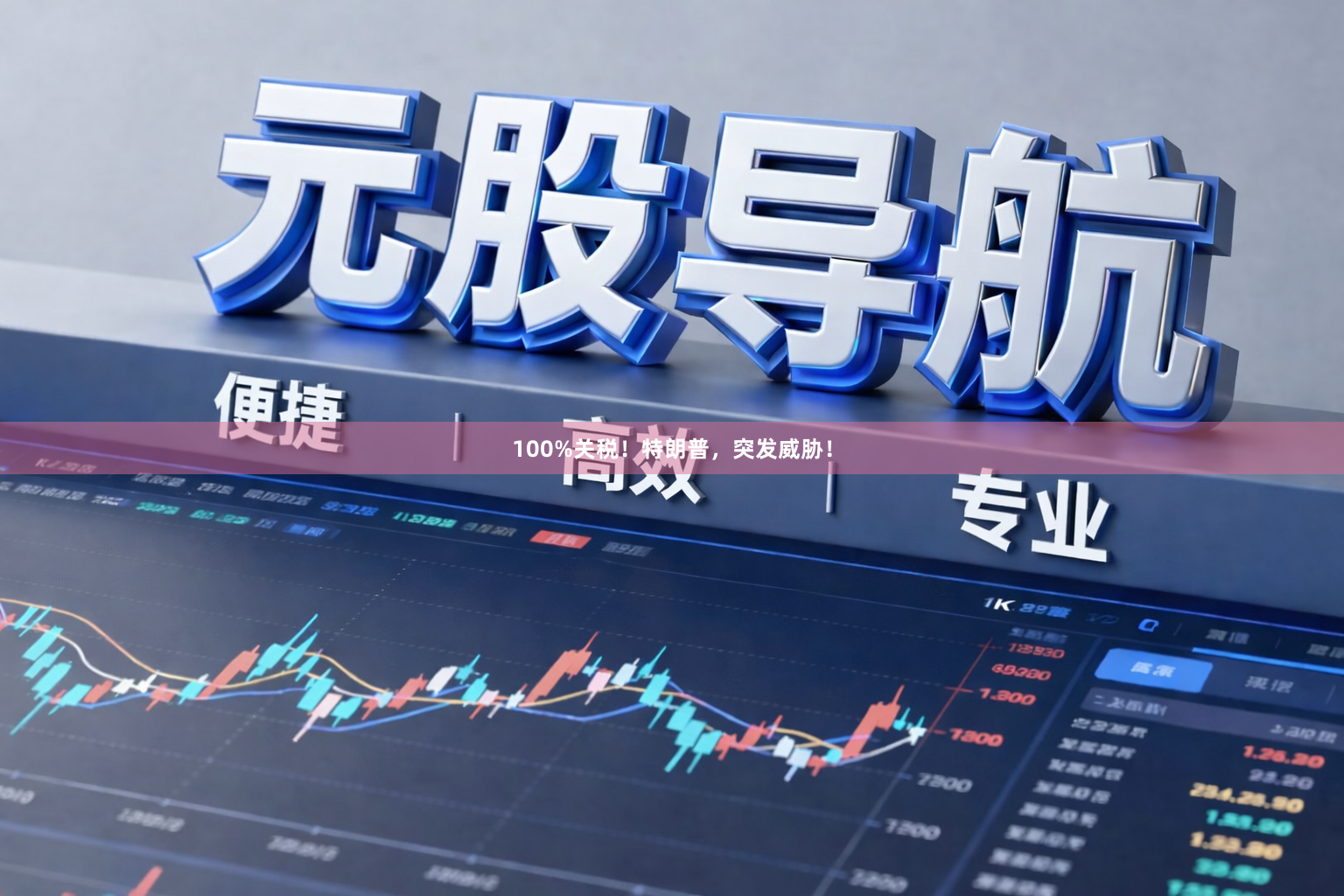100%关税！特朗普，突发威胁！