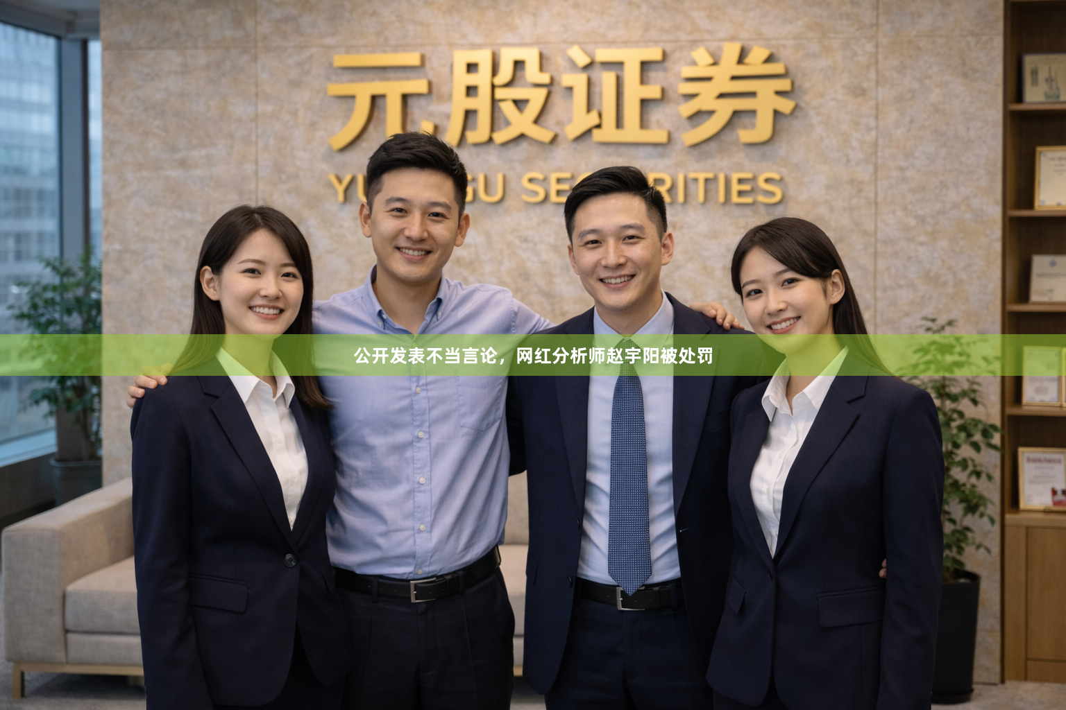 公开发表不当言论，网红分析师赵宇阳被处罚